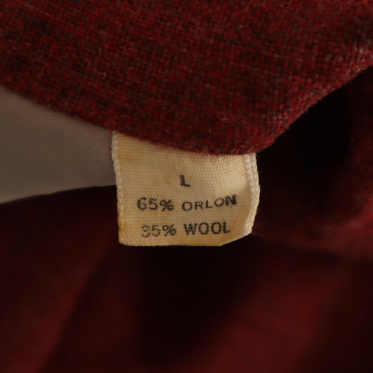 BRENT ブレント 60s 70s ヴィンテージ 長袖 ネルシャツ L レッド メンズ