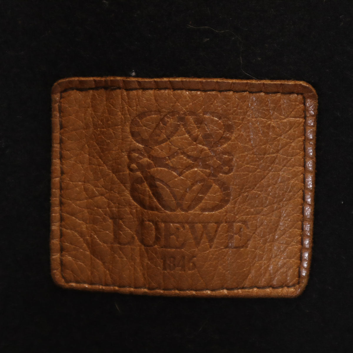 LOEWE ロエベ 80s 90s オールド レザージャケット 54 ブラウン メンズ