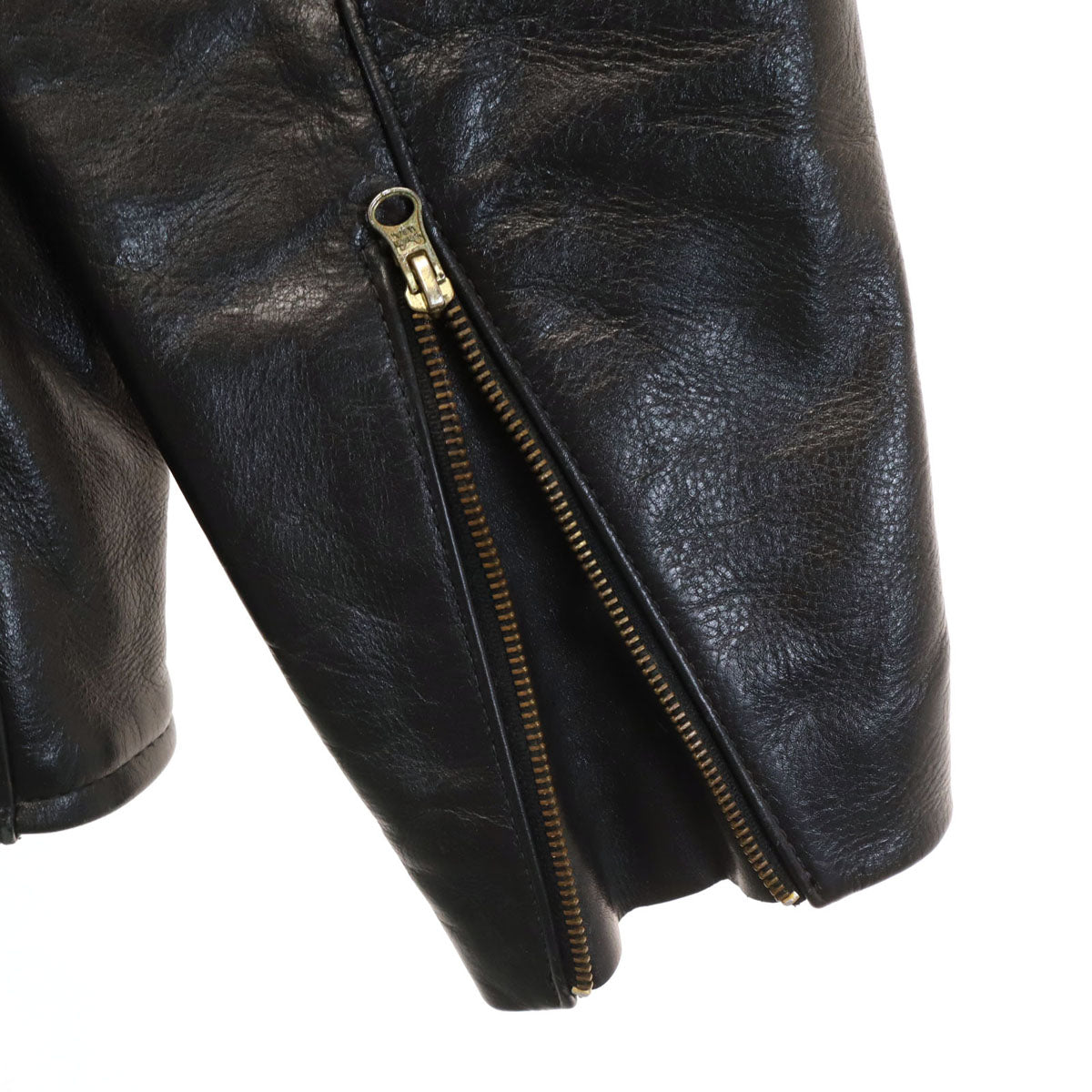 VANSON Leathers バンソンレザーズ レザー シングルライダースジャケット 52 ブラック メンズ