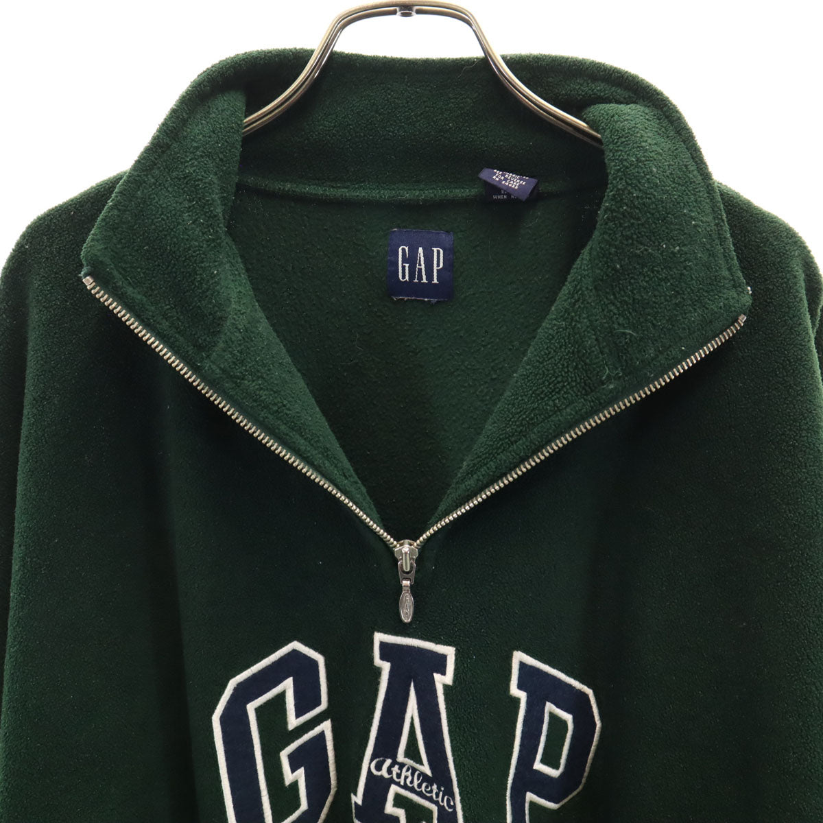 GAP ギャップ 90s ビックサイズ オールド ハーフジップ フリースジャケット XXL グリーン メンズ