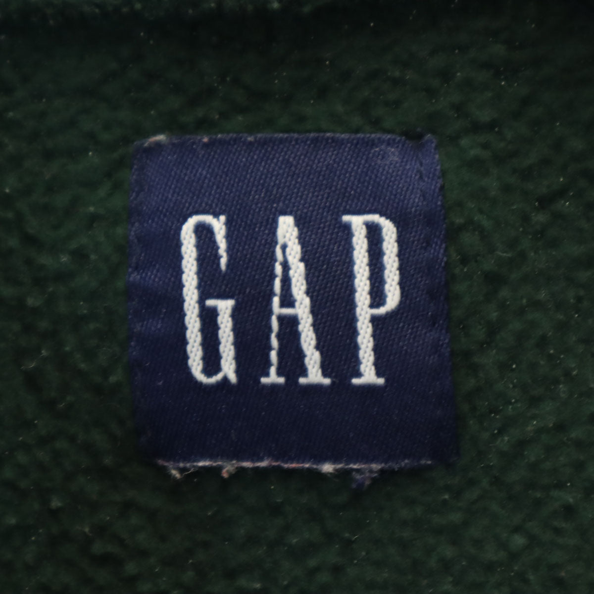 GAP ギャップ 90s ビックサイズ オールド ハーフジップ フリースジャケット XXL グリーン メンズ