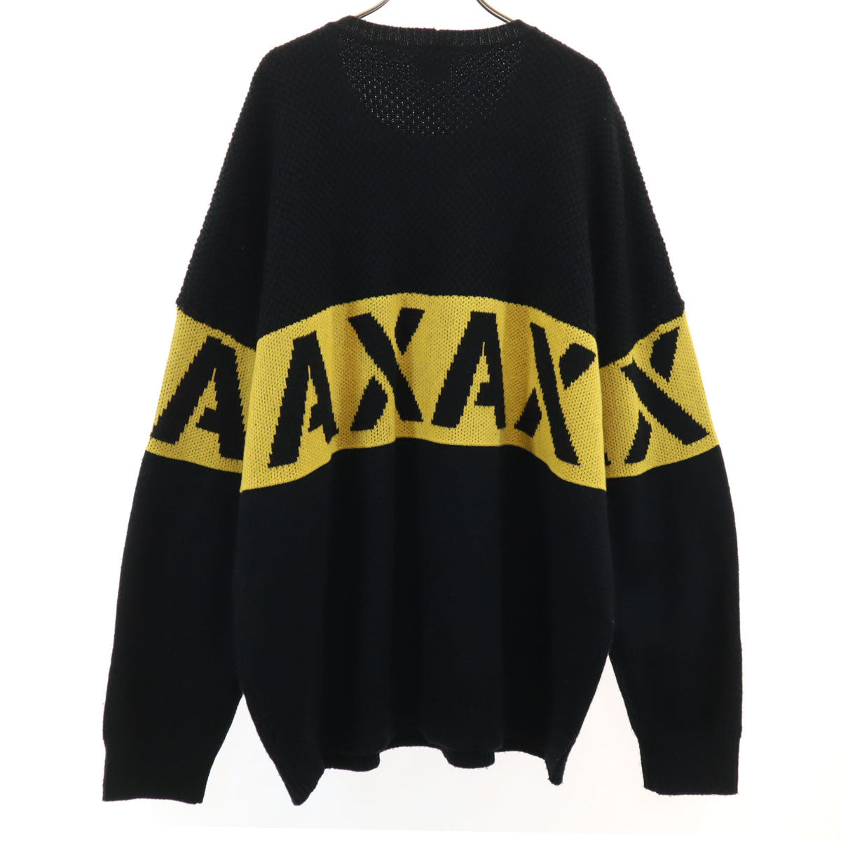 ARMANI EXCHANGE アルマーニエクスチェンジ 長袖 セーター XXL ブラック ニット メンズ