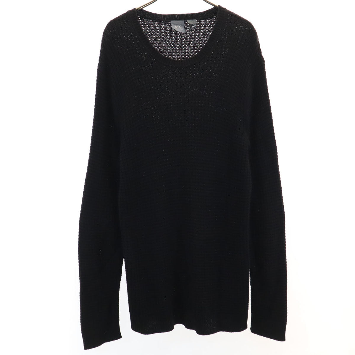 ARMANI EXCHANGE アルマーニエクスチェンジ 長袖 ニット M ブラック セーター メンズ