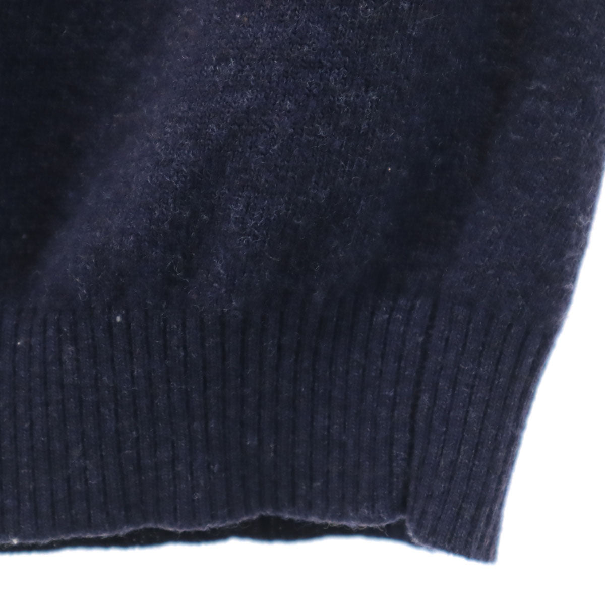 BALENCIAGA.PARIS バレンシアガ パリ イタリア製 長袖 Vネック ニットカーディガン S ネイビー メンズ