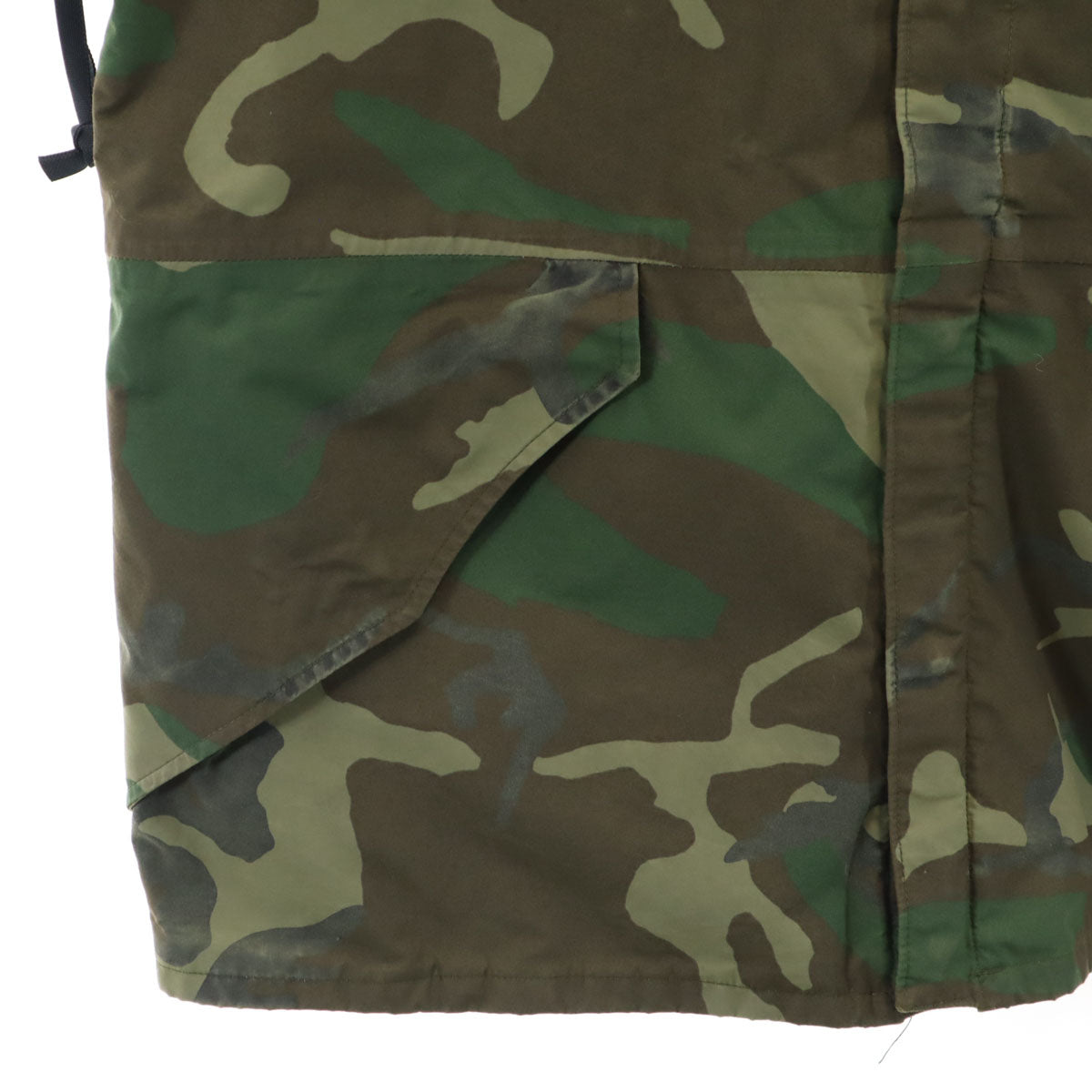 US ARMY アメリカ軍 90s オールド ゴアテックス カモフラ柄 COLD WEATHER PARKA フィールドジャケット L カーキ ミリタリー 迷彩 メンズ