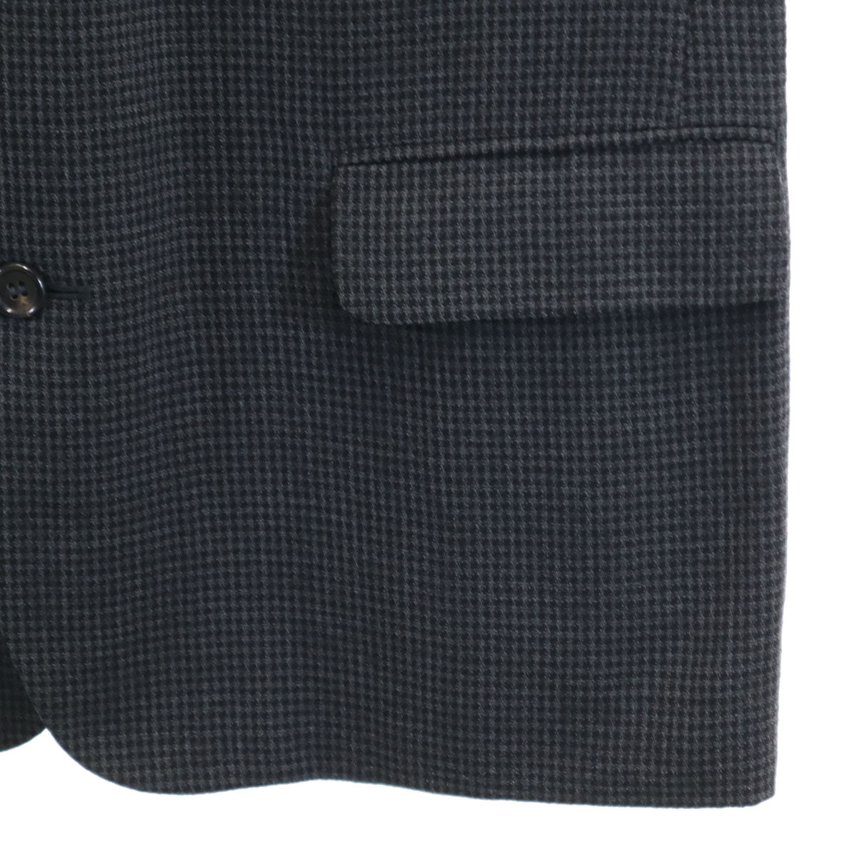 COMME des GARCONS HOMME コムデギャルソンオム 1998年 90s 日本製 オールド チェック柄 テーラードジャケット S チャコールグレー メンズ