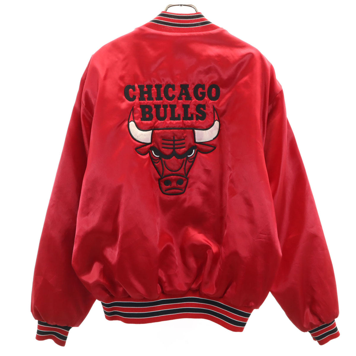Swingster スウィングスター 80s 90s USA製 オールド NBA シカゴブルズ ジャケット L レッド CHICAGO BULLS メンズ