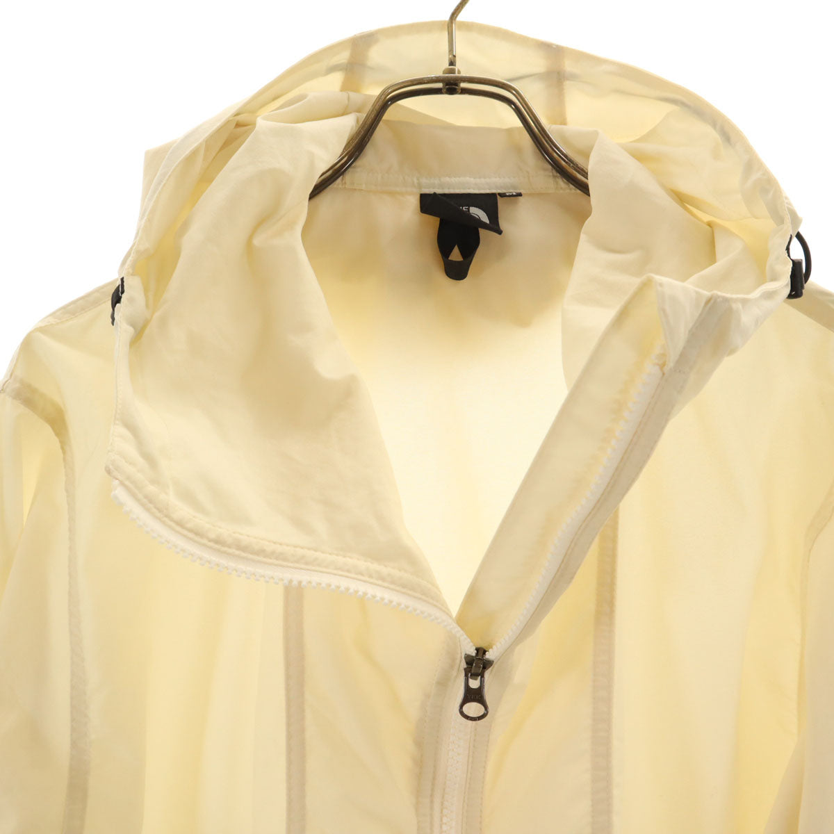 THE NORTH FACE ノースフェイス コンパクト アノラックパーカー M 生成り NP21735 アウトドア 収納袋付き メンズ