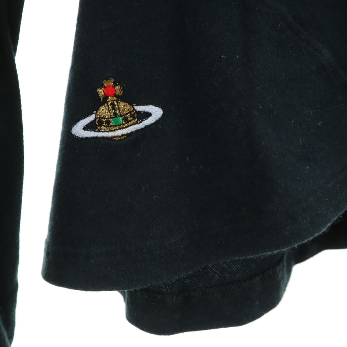 Vivienne Westwood ヴィヴィアンウエストウッド イギリス製 長袖 アシメ カットソー M ブラック系 レディース