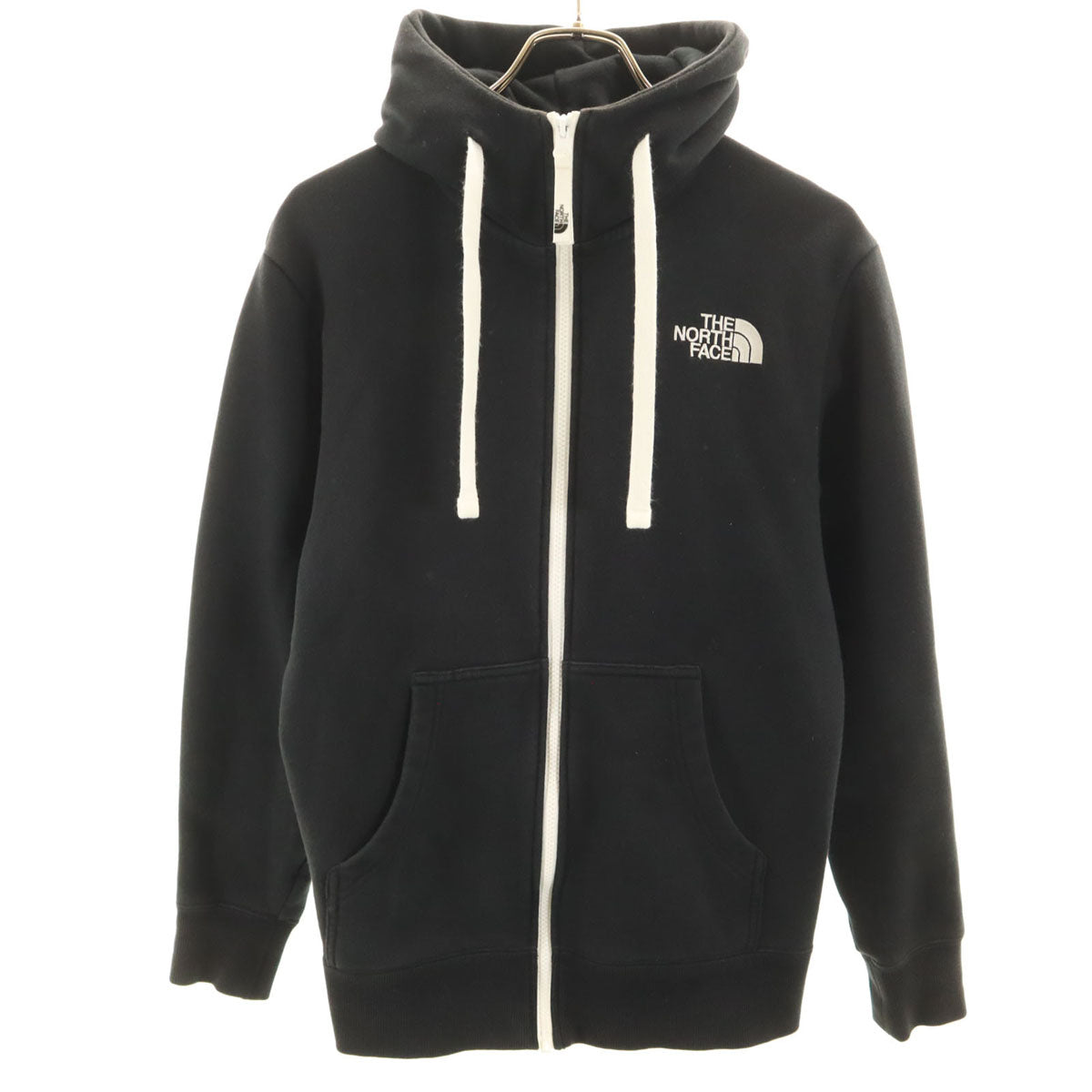 THE NORTH FACE ノースフェイス 長袖 リアビュー スウェット ジップパーカー S ブラック NT12442 アウトドア メンズ
