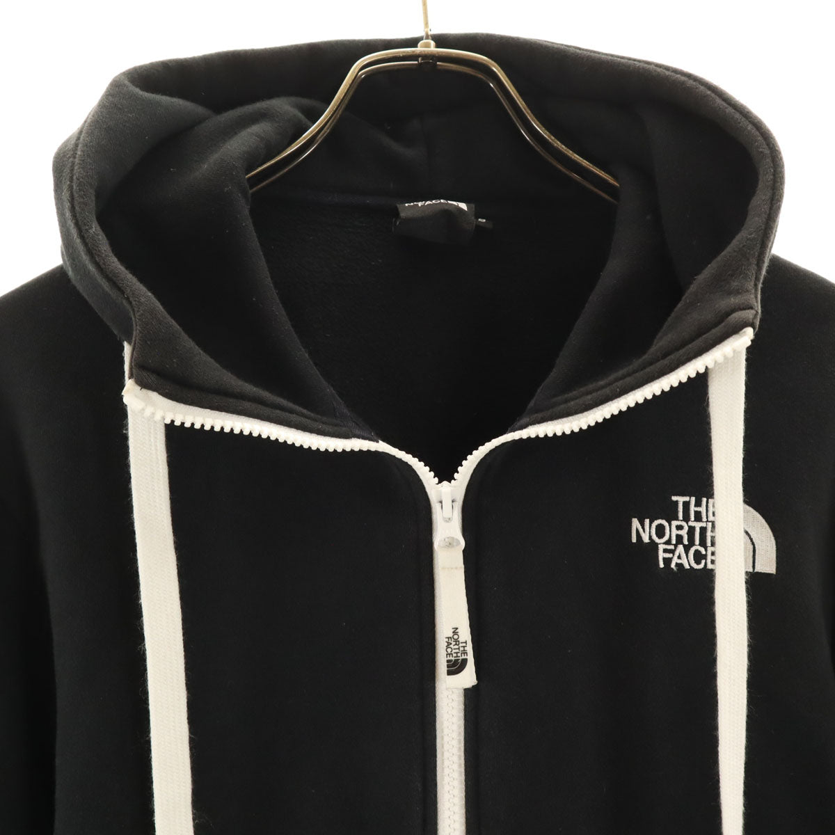 THE NORTH FACE ノースフェイス 長袖 リアビュー スウェット ジップパーカー S ブラック NT12442 アウトドア メンズ