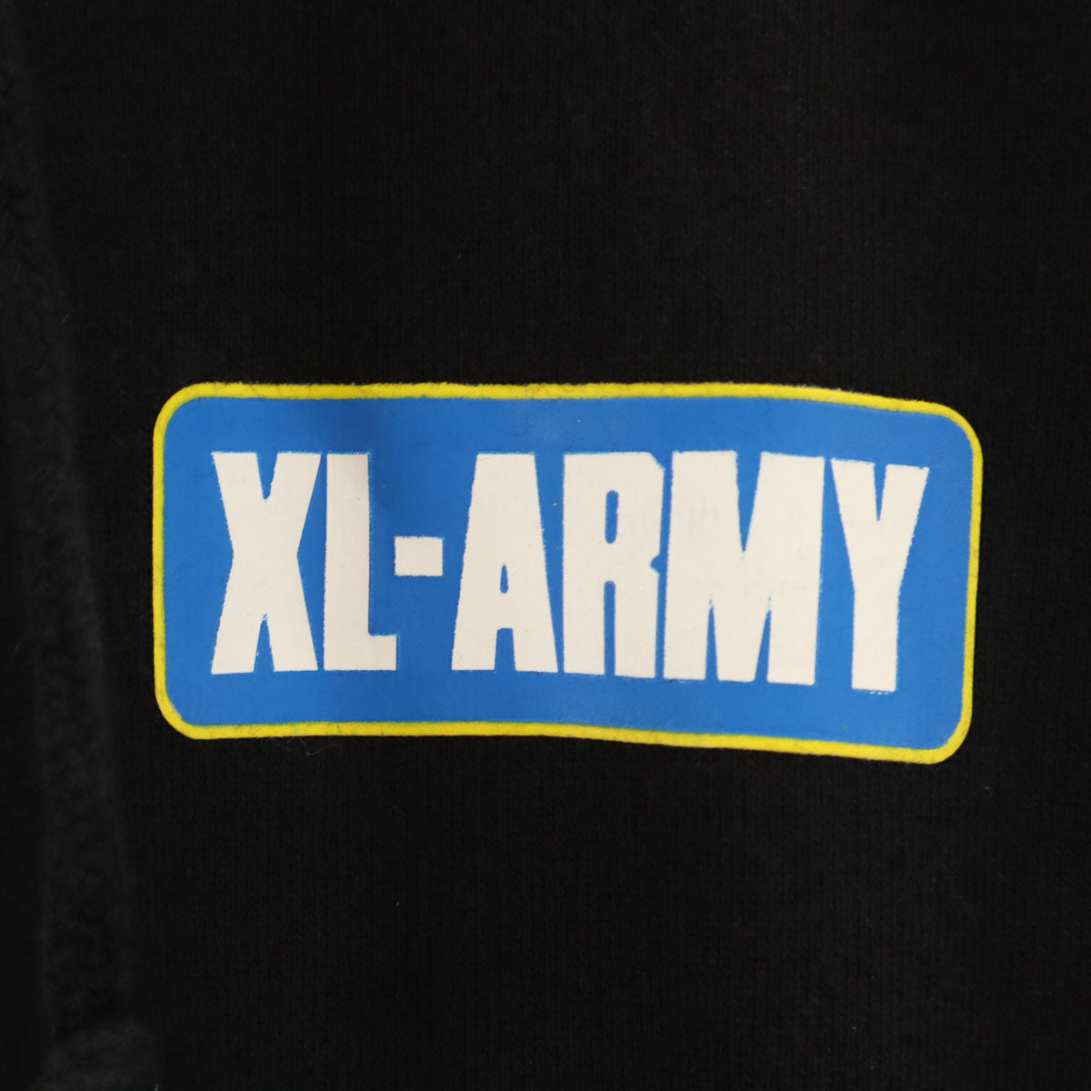 XLARGE エクストララージ バックロゴ XL-ARMY 長袖 スウェットパーカー L ブラック メンズ