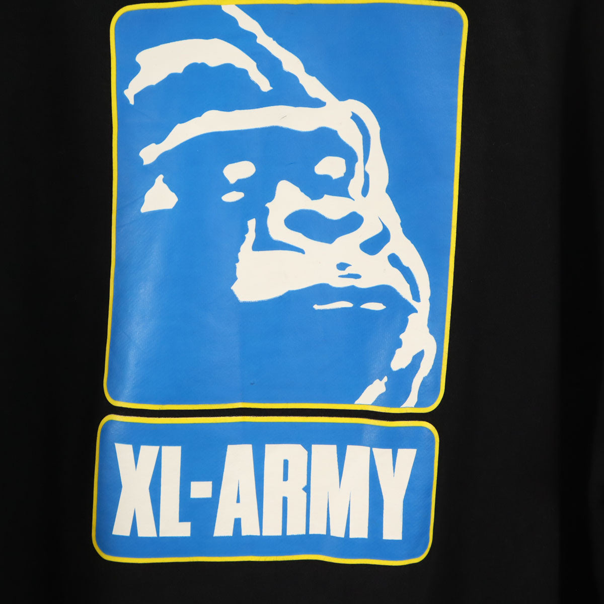 XLARGE エクストララージ バックロゴ XL-ARMY 長袖 スウェットパーカー L ブラック メンズ