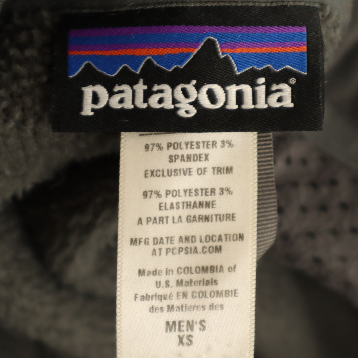 patagonia パタゴニア フリースジャケット XS チャコールグレー 25137FA12 アウトドア メンズ