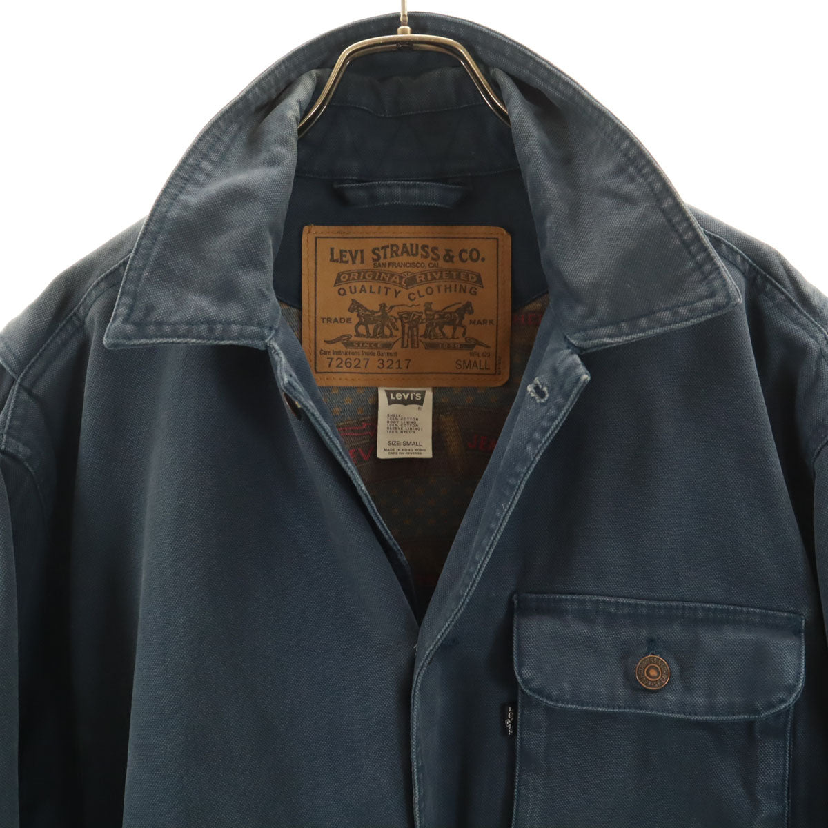 Levi's リーバイス 72627 3217 カバーオール S ネイビー メンズ