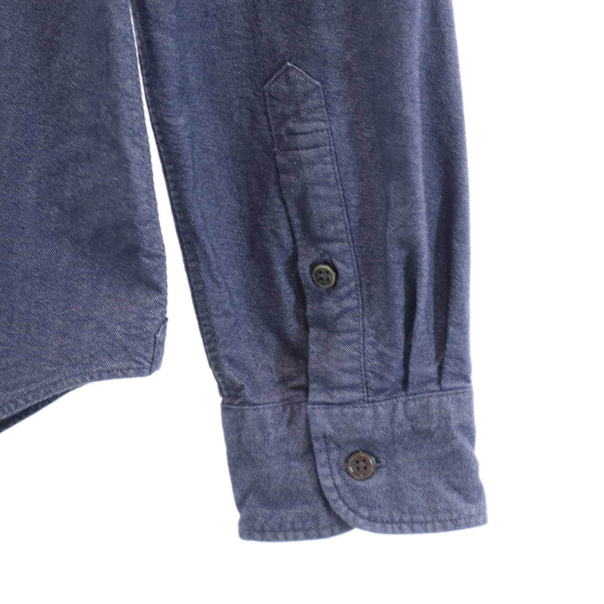 Nigel Cabourn ナイジェルケーボン 日本製 長袖 シャツ 10 ネイビー レディース