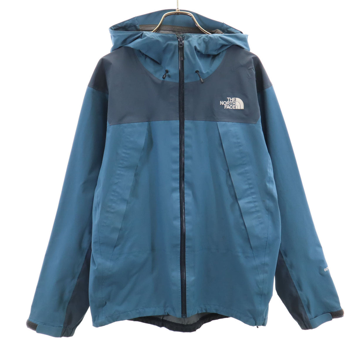 THE NORTH FACE ノースフェイス クライム ライト レインジャケット M コズミックブルー NP11503 アウトドア 収納袋付き メンズ