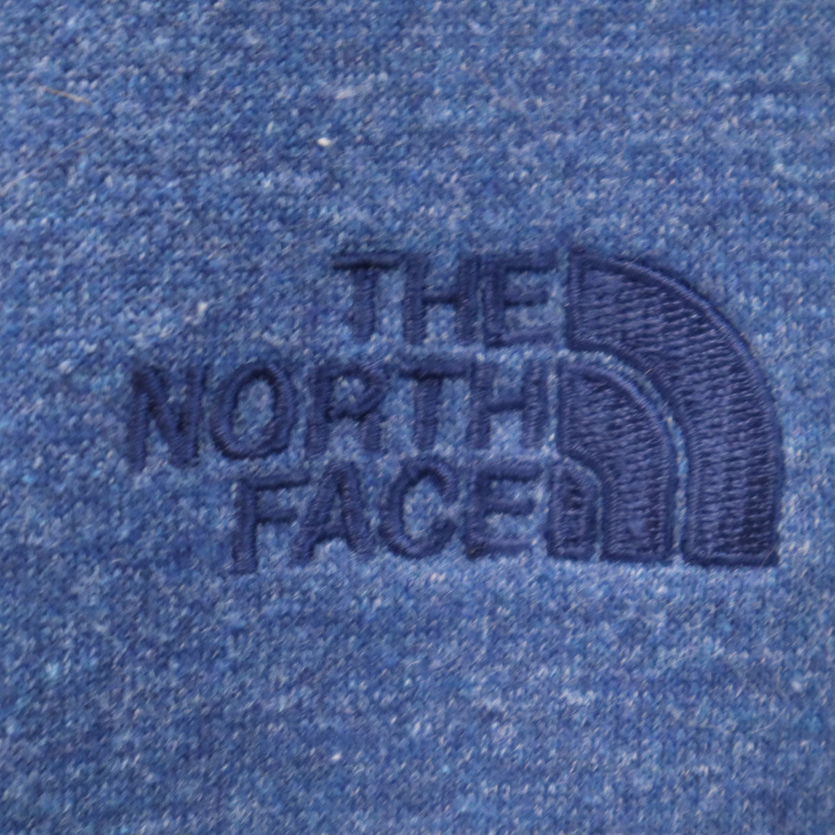 THE NORTH FACE ノースフェイス スクエアロゴ 長袖 スウェット トレーナー XL 青紺系 NT61931 アウトドア 裏起毛 メンズ