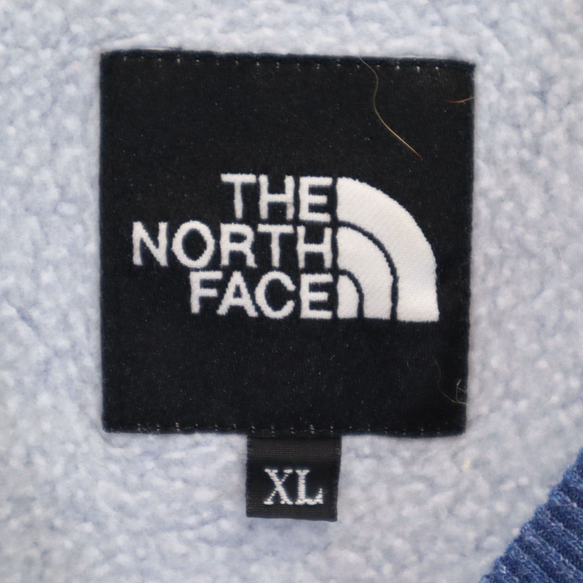 THE NORTH FACE ノースフェイス スクエアロゴ 長袖 スウェット トレーナー XL 青紺系 NT61931 アウトドア 裏起毛 メンズ