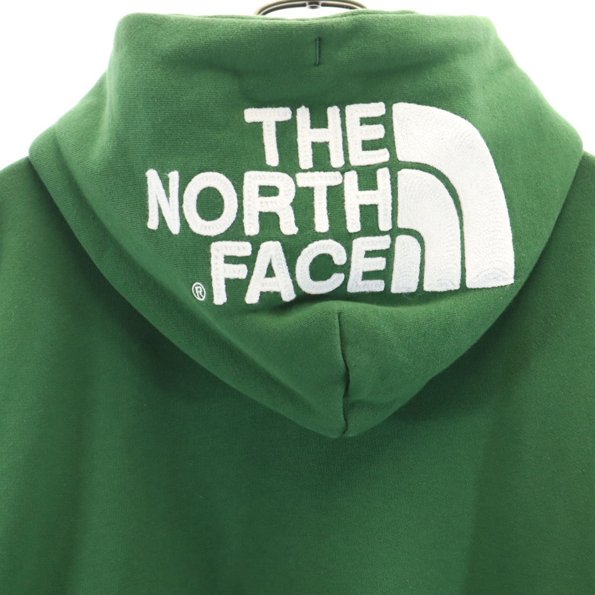 THE NORTH FACE ノースフェイス 長袖 リアビュー スウェット ジップパーカー XL グリーン系 NT11530 アウトドア 裏起毛 メンズ
