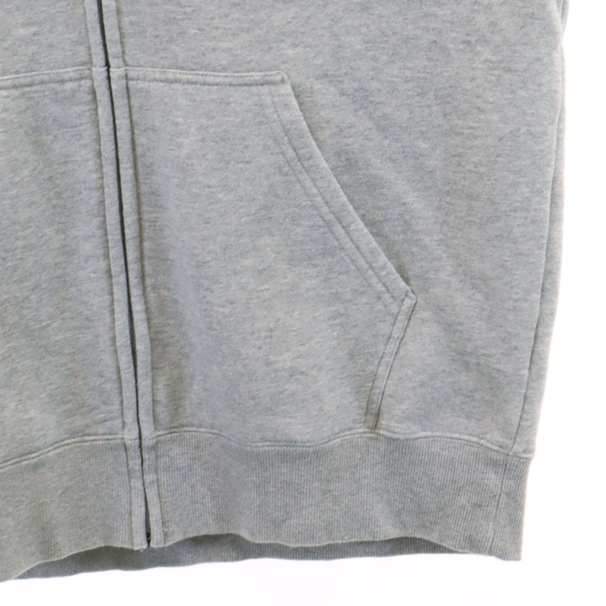 THE NORTH FACE ノースフェイス 長袖 スウェット ジップパーカー L グレー NT61901A アウトドア 裏起毛 メンズ