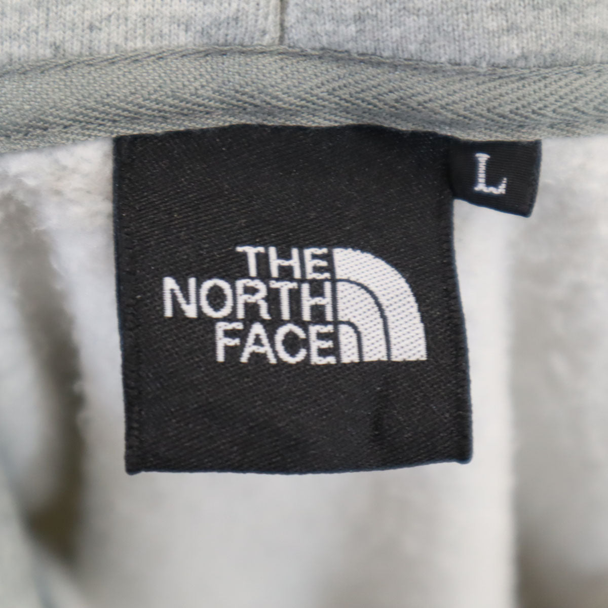 THE NORTH FACE ノースフェイス 長袖 スウェット ジップパーカー L グレー NT61901A アウトドア 裏起毛 メンズ