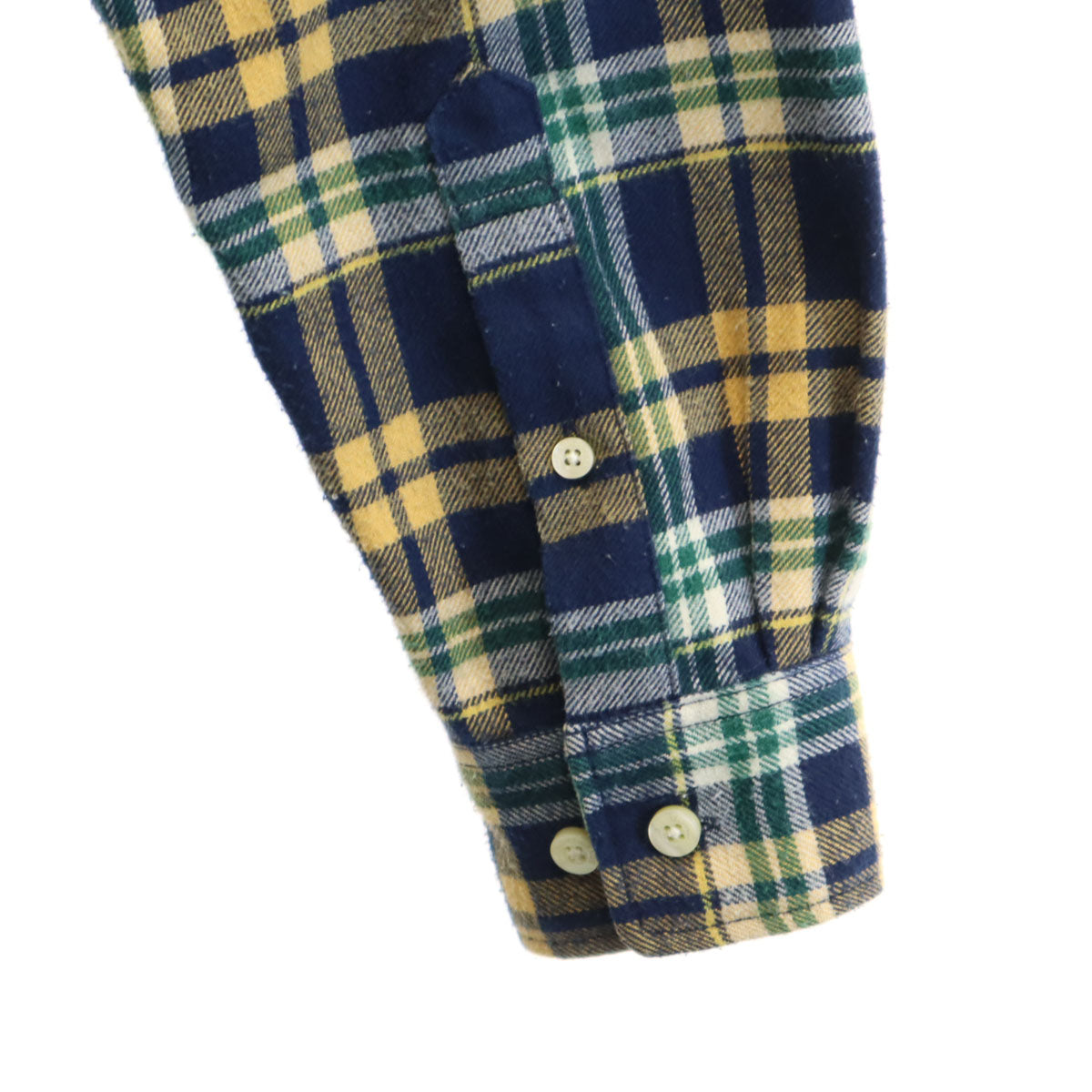 THE NORTH FACE ノースフェイス チェック柄 長袖 ネルシャツ M ネイビー NR61508 アウトドア メンズ