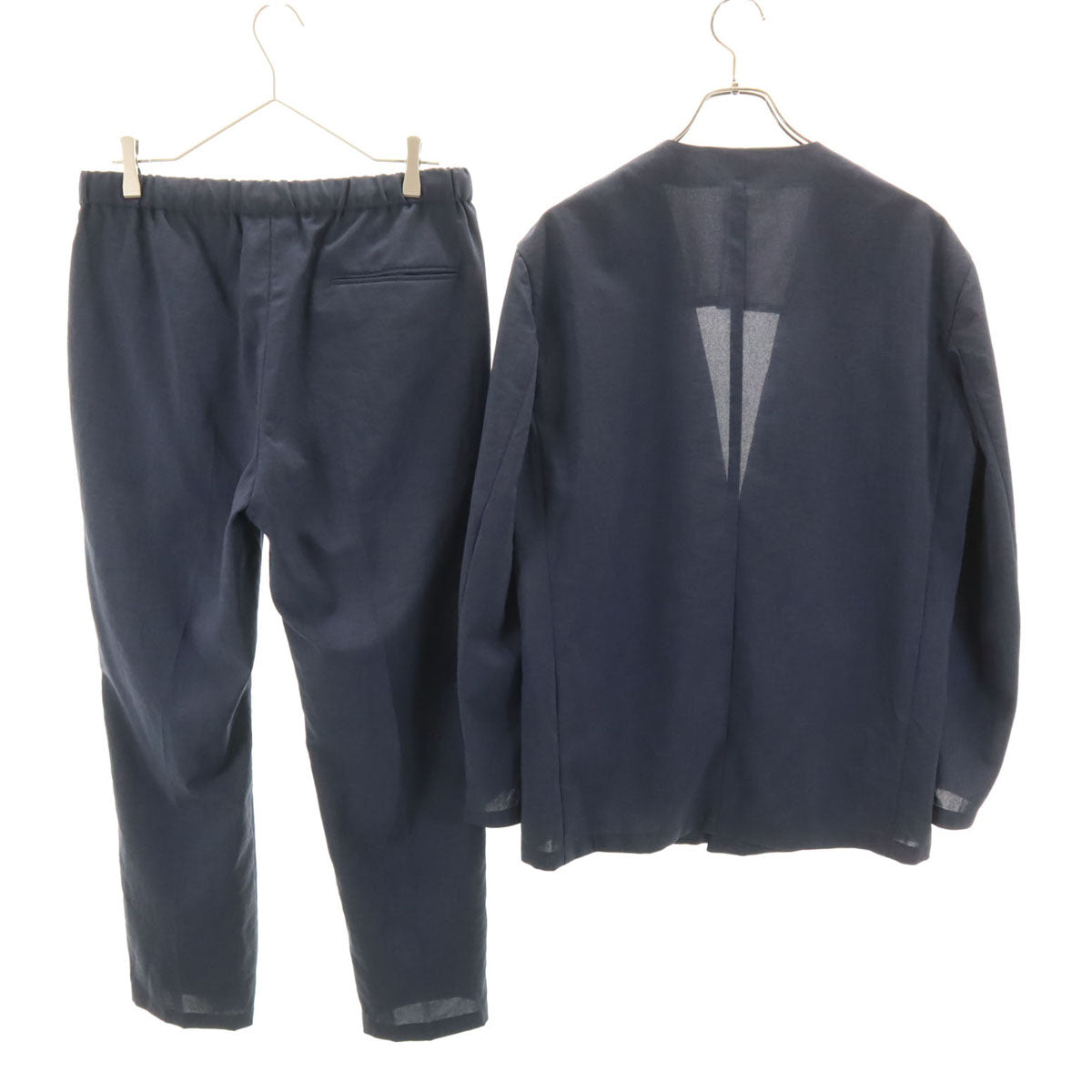 Adam et Rope' アダムエロペ スーツ 上下 セットアップ L ネイビー メンズ