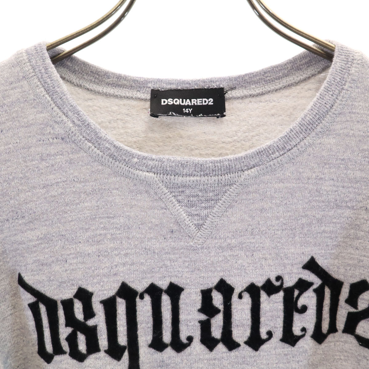 DSQUARED2 ディースクエアード 長袖 スウェット トレーナー 14Y グレー キッズ