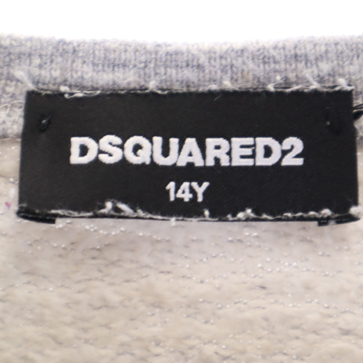 DSQUARED2 ディースクエアード 長袖 スウェット トレーナー 14Y グレー キッズ