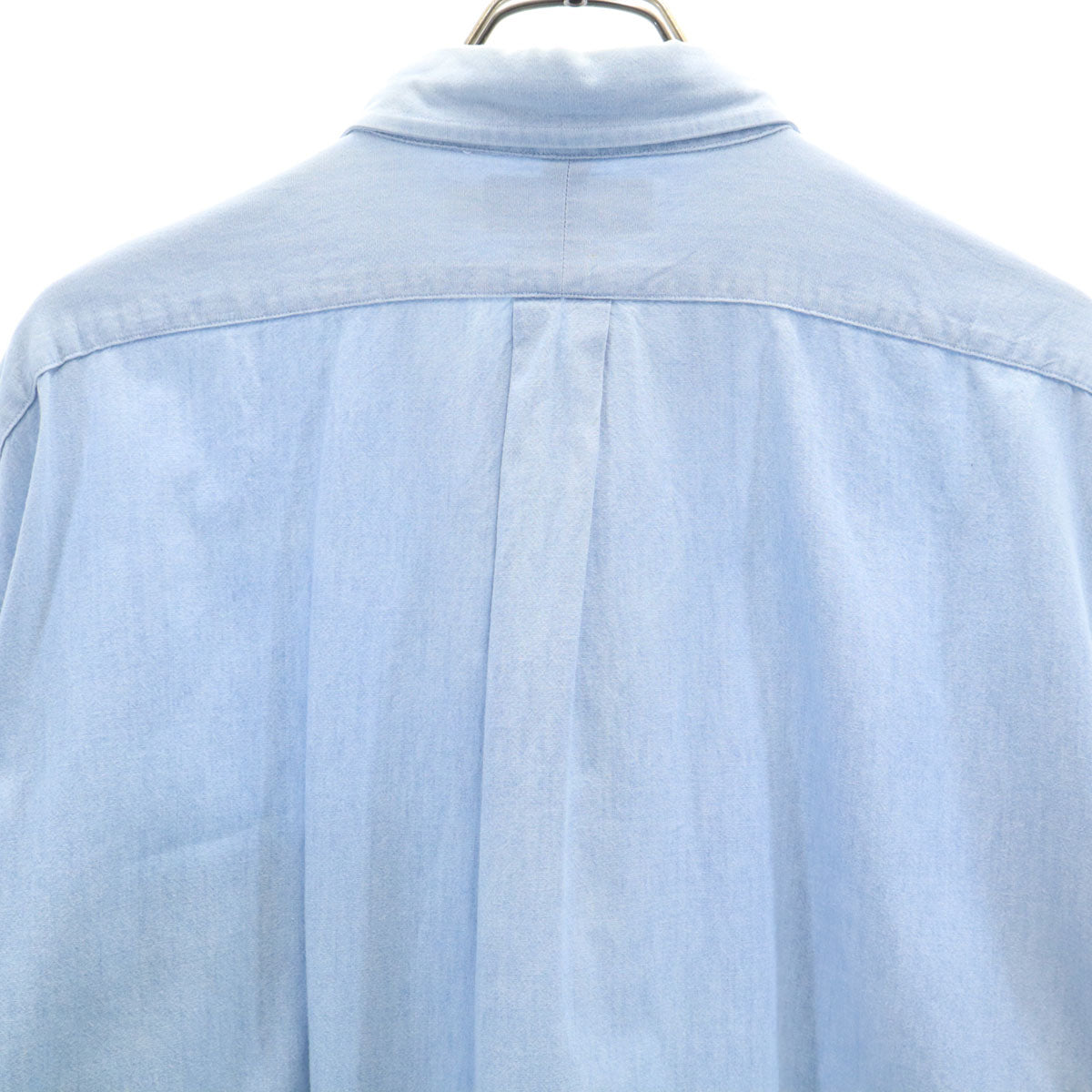 RALPH LAUREN ラルフローレン 90s オールド 長袖 コットンシャツ L ブルー BIG SHIRT メンズ