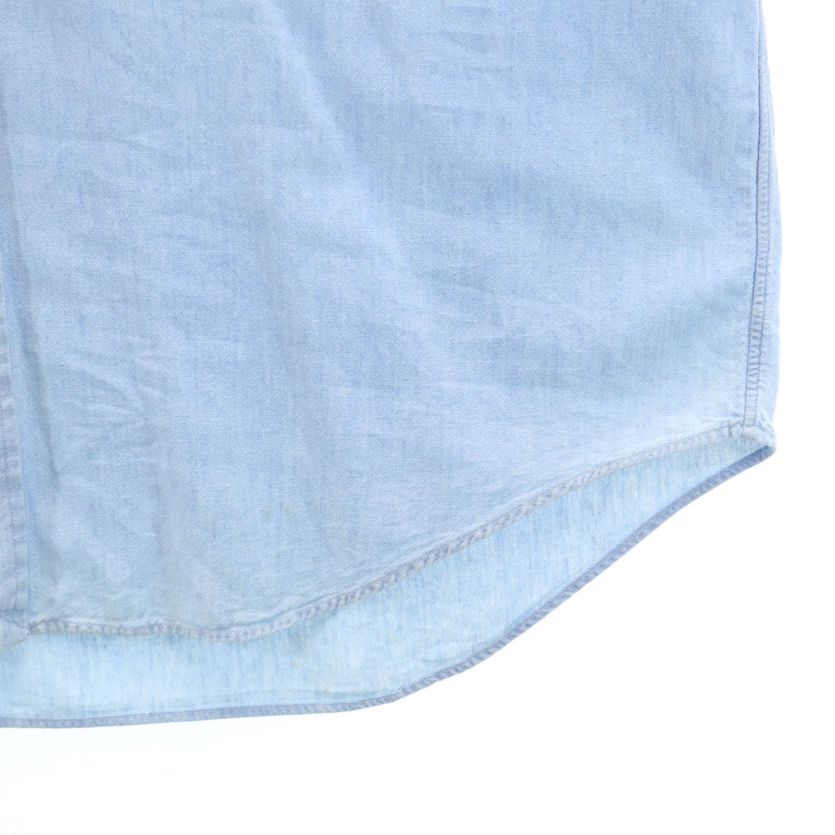 RALPH LAUREN ラルフローレン 90s オールド 長袖 コットンシャツ L ブルー BIG SHIRT メンズ