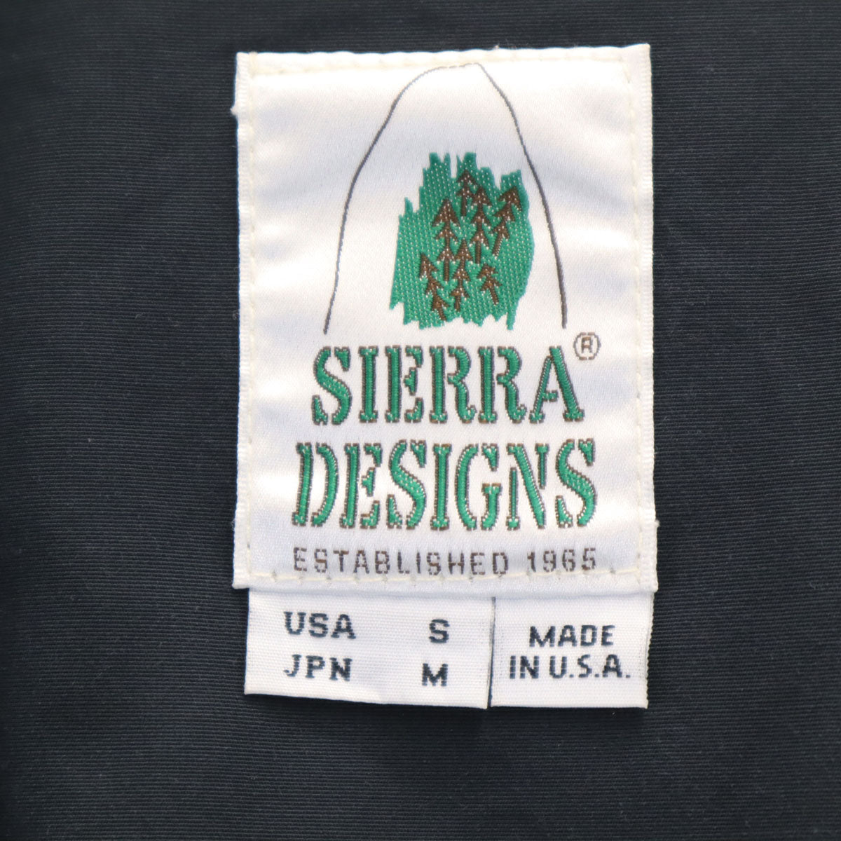 SIERRA DESIGNS シエラデザイン USA製 マウンテンパーカー M ネイビー メンズ