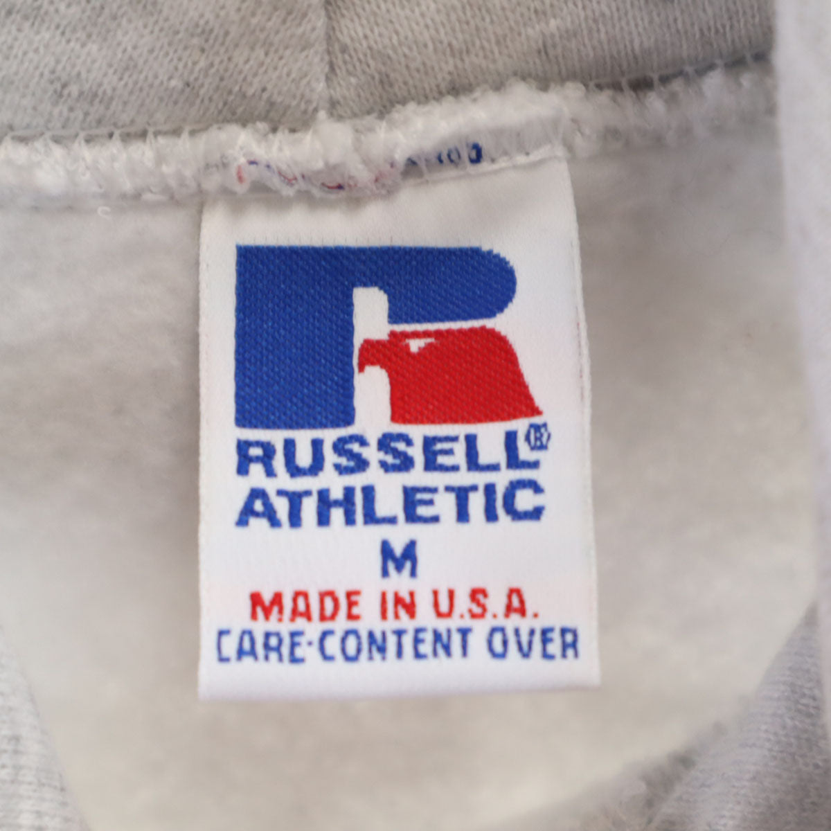 RUSSELL ATHLETIC ラッセルアスレチック 90s USA製 オールド 長袖 スウェットパーカー M グレー 裏起毛 メンズ