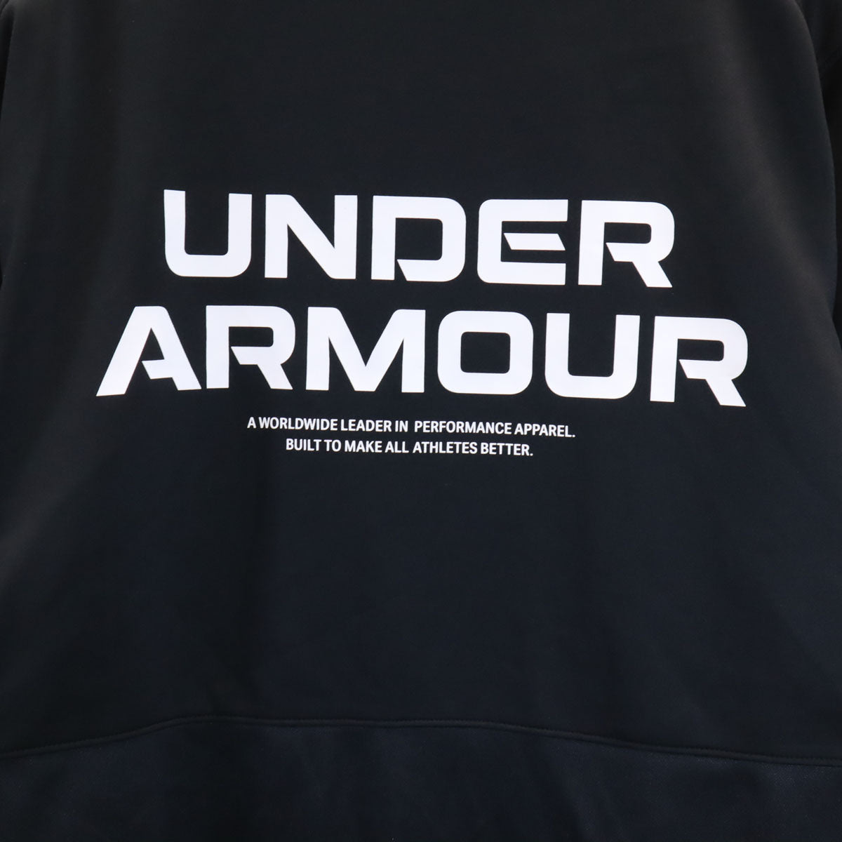 UNDER ARMOUR アンダーアーマー 長袖 ジップパーカー 上下 セットアップ 2XL ブラック ジャージ メンズ