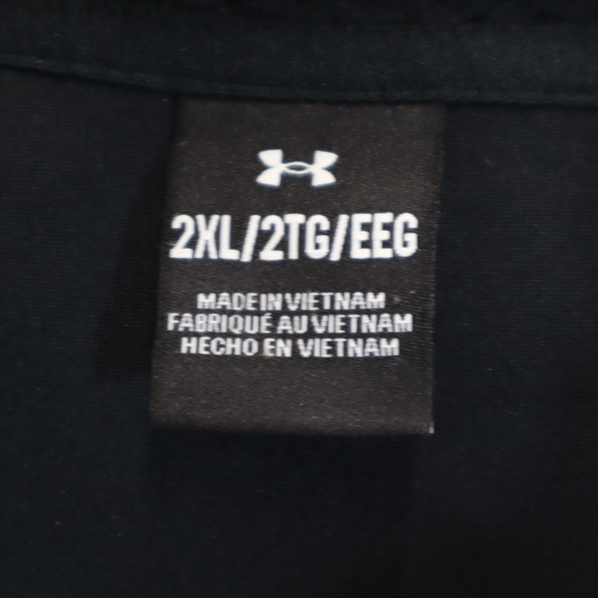 UNDER ARMOUR アンダーアーマー 長袖 ジップパーカー 上下 セットアップ 2XL ブラック ジャージ メンズ