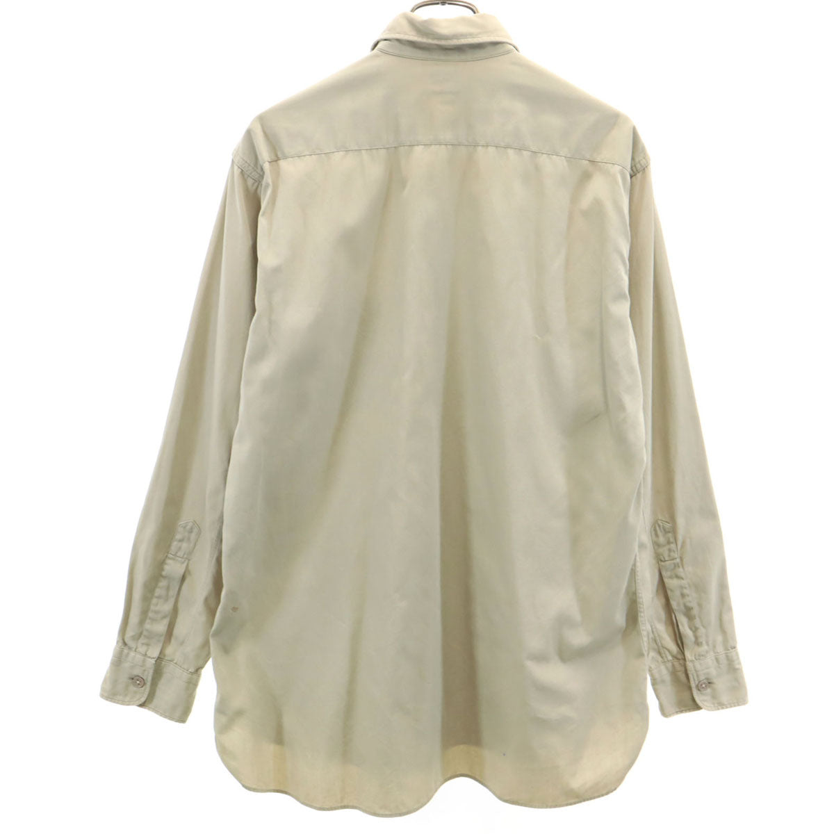 Reeves 40s 50s ヴィンテージ 三角マチ 長袖 シャツ ベージュ メンズ