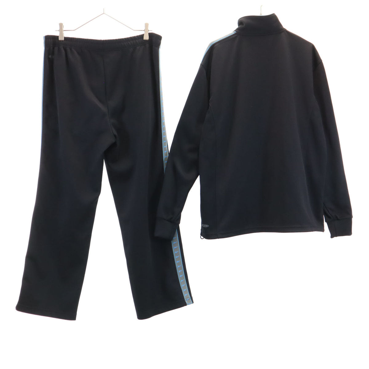 Reebok リーボック トラックジャケット 上下 セットアップ L/XL ブラック ジャージ メンズ