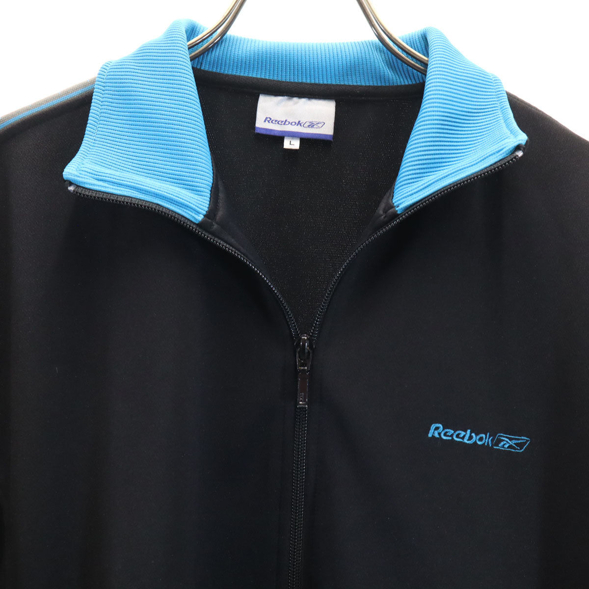 Reebok リーボック トラックジャケット 上下 セットアップ L/XL ブラック ジャージ メンズ