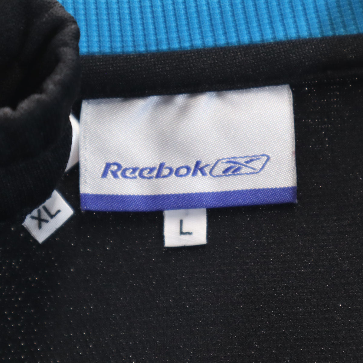 Reebok リーボック トラックジャケット 上下 セットアップ L/XL ブラック ジャージ メンズ