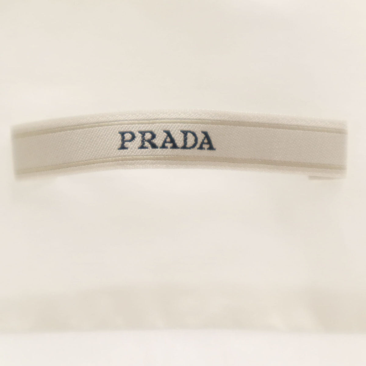 PRADA プラダ 長袖 カッターシャツ 38 ホワイト レディース