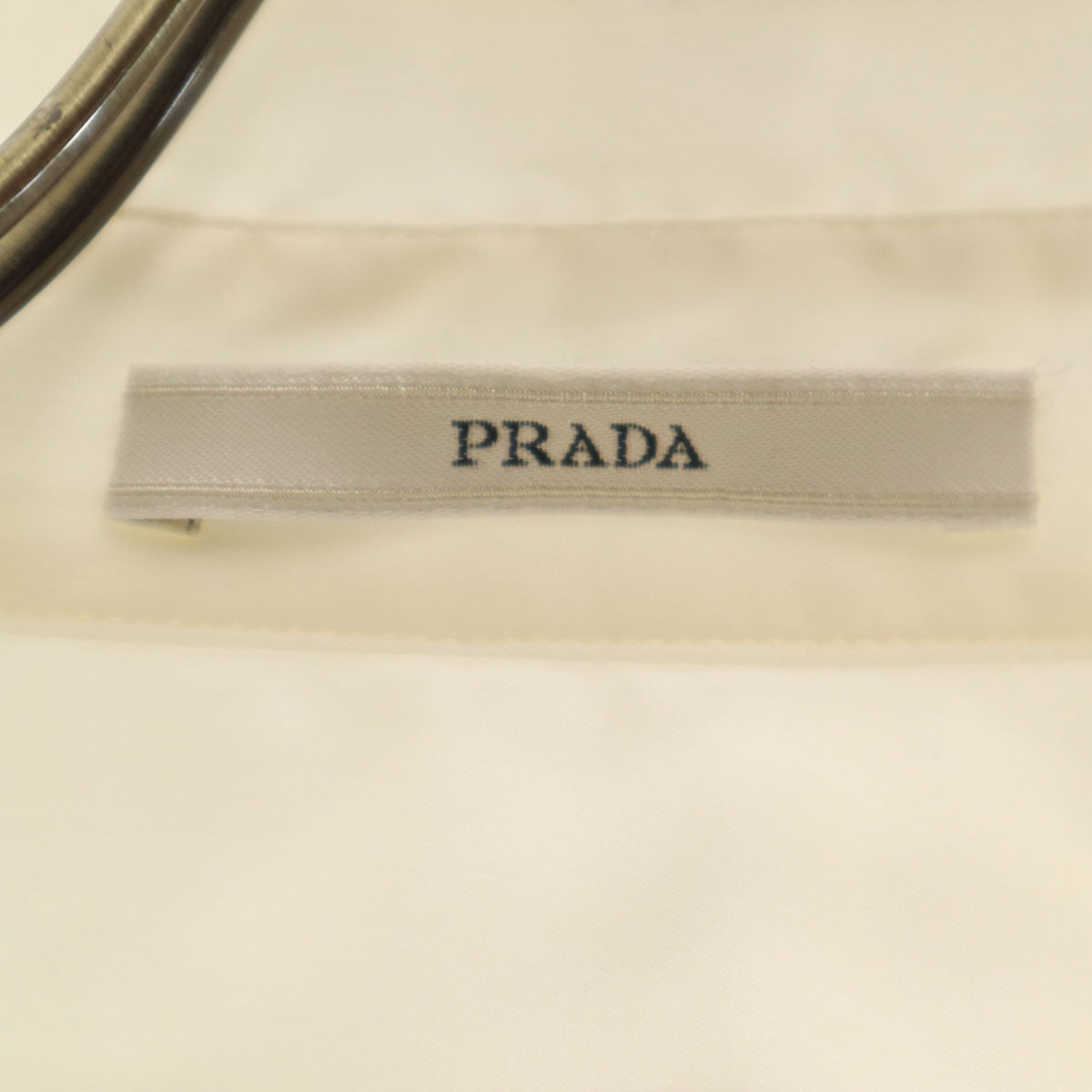 PRADA プラダ 2007年 長袖 カッターシャツ 38 ホワイト レディース
