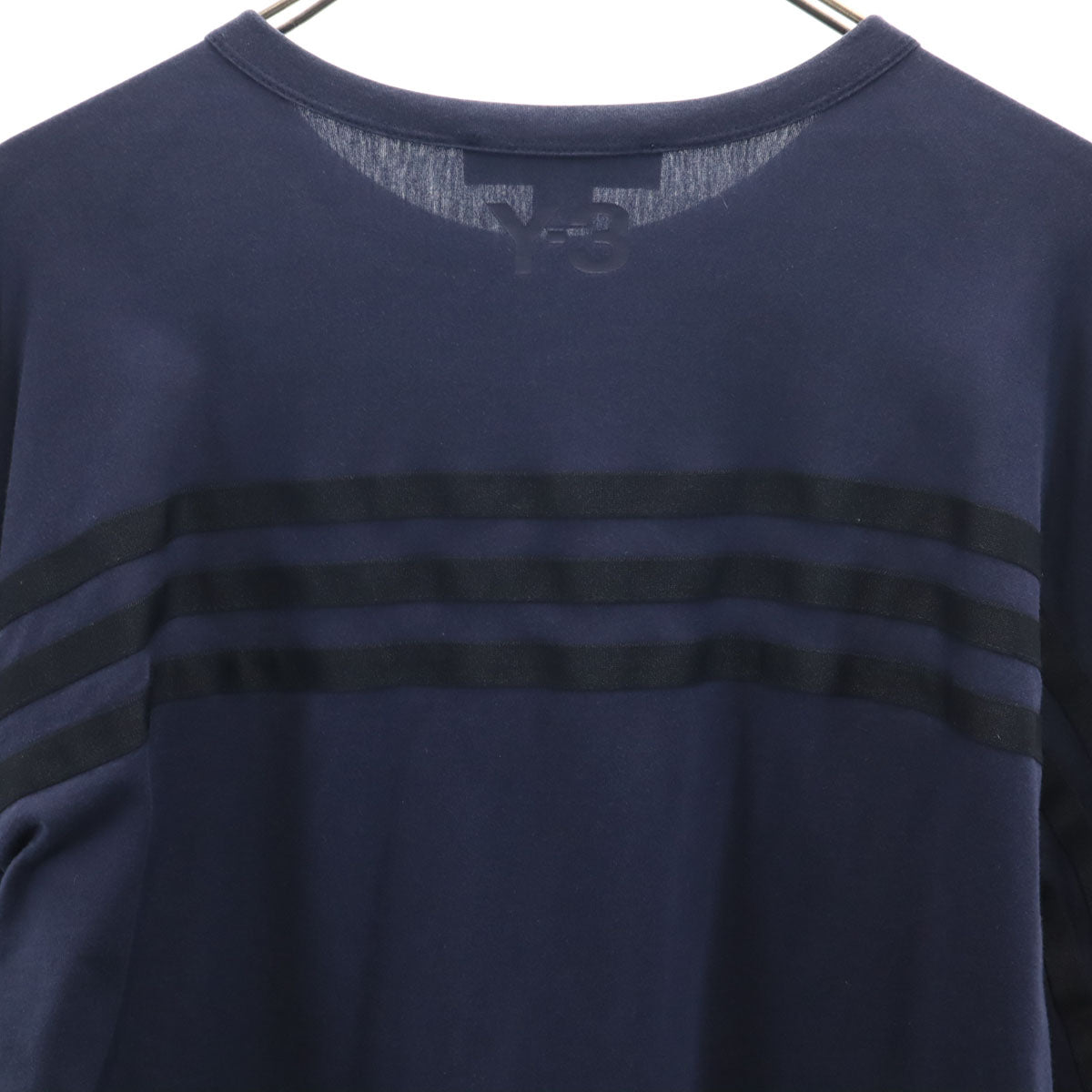 Y-3 ワイスリー 長袖 Tシャツ S ネイビー adidas×YOHJI YAMAMOTO メンズ