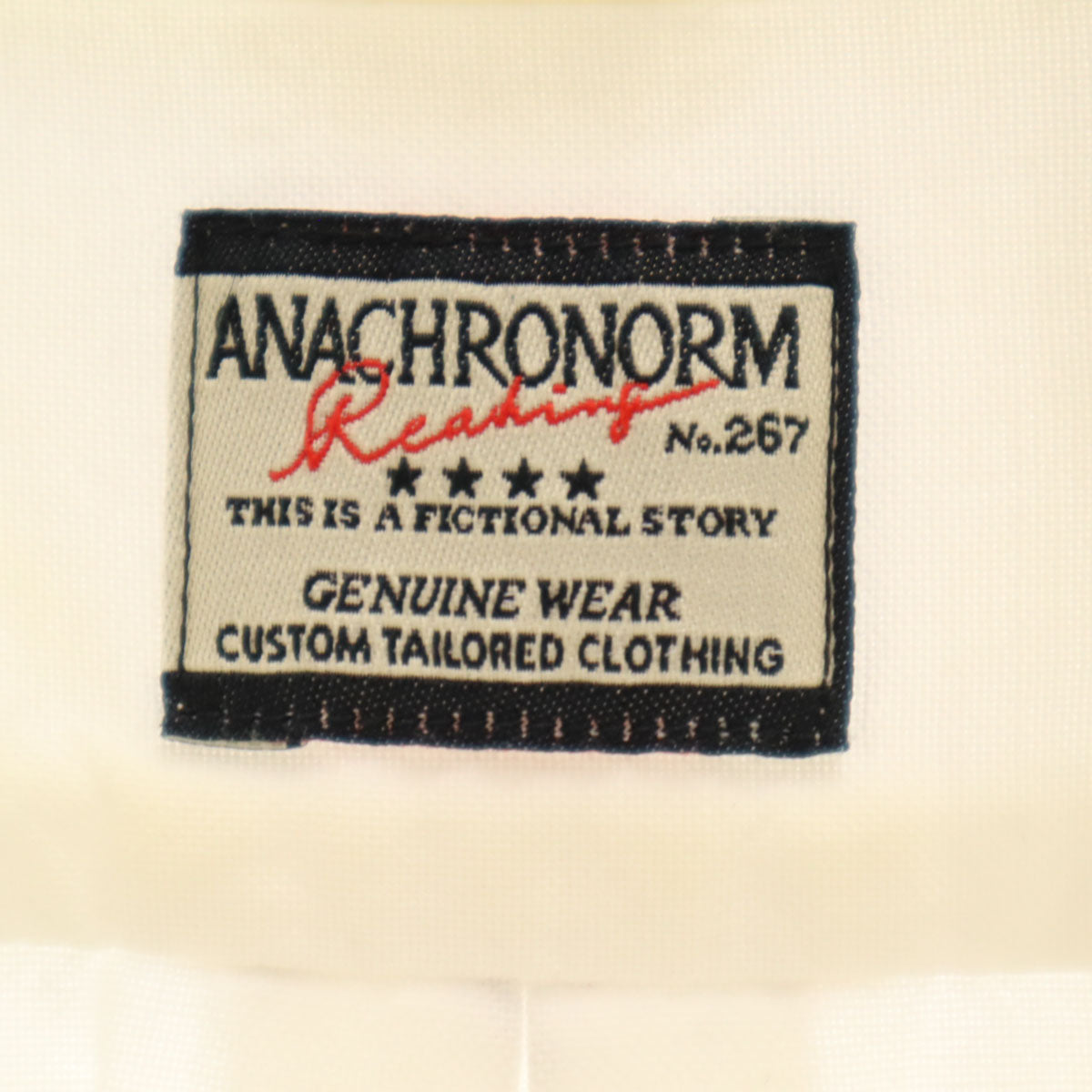 Anachronorm アナクロノーム 日本製 長袖 ボタンダウンシャツ 0 0 ホワイト メンズ