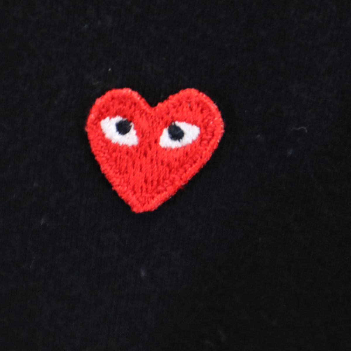PLAY COMME des GARCONS プレイコムデギャルソン 2023年 日本製 長袖 Tシャツ M ブラック ロンT レディース