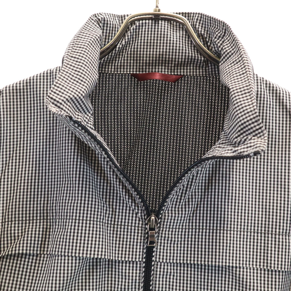 PS Paul Smith ピーエスポールスミス 日本製 ギンガムチェック ブルゾン M ブラック ジャケット メンズ