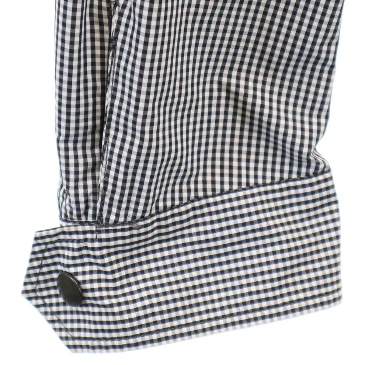 PS Paul Smith ピーエスポールスミス 日本製 ギンガムチェック ブルゾン M ブラック ジャケット メンズ