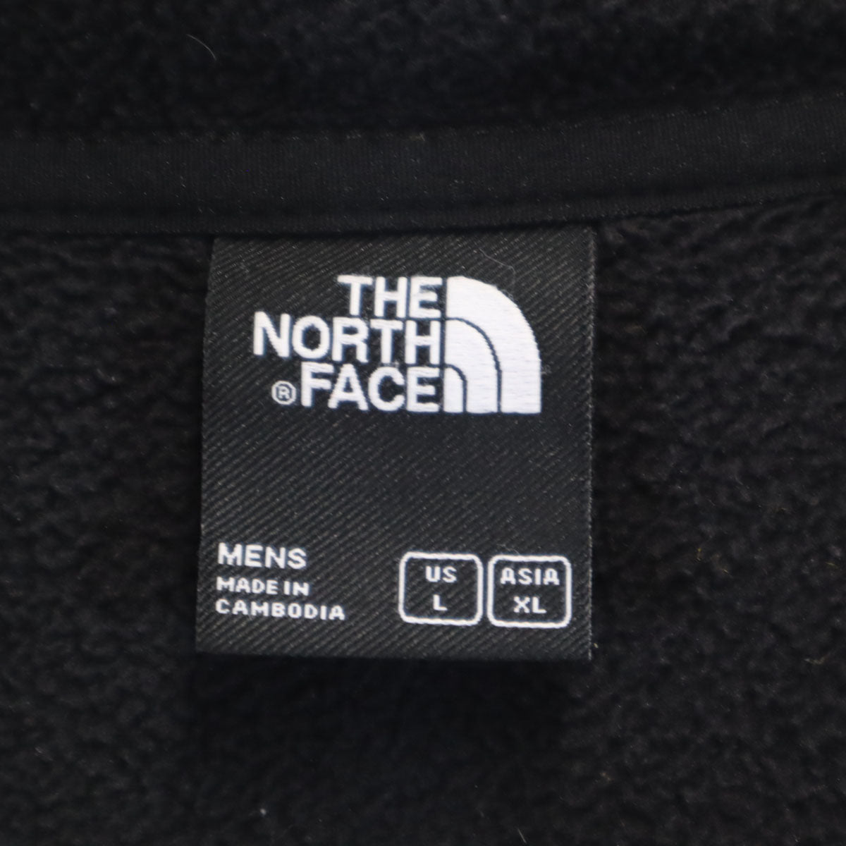 THE NORTH FACE ノースフェイス フリースジャケット XL ブラック NF0A49AE アウトドア メンズ