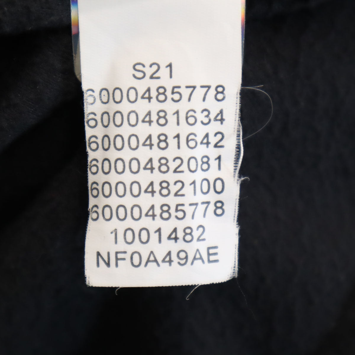 THE NORTH FACE ノースフェイス フリースジャケット XL ブラック NF0A49AE アウトドア メンズ