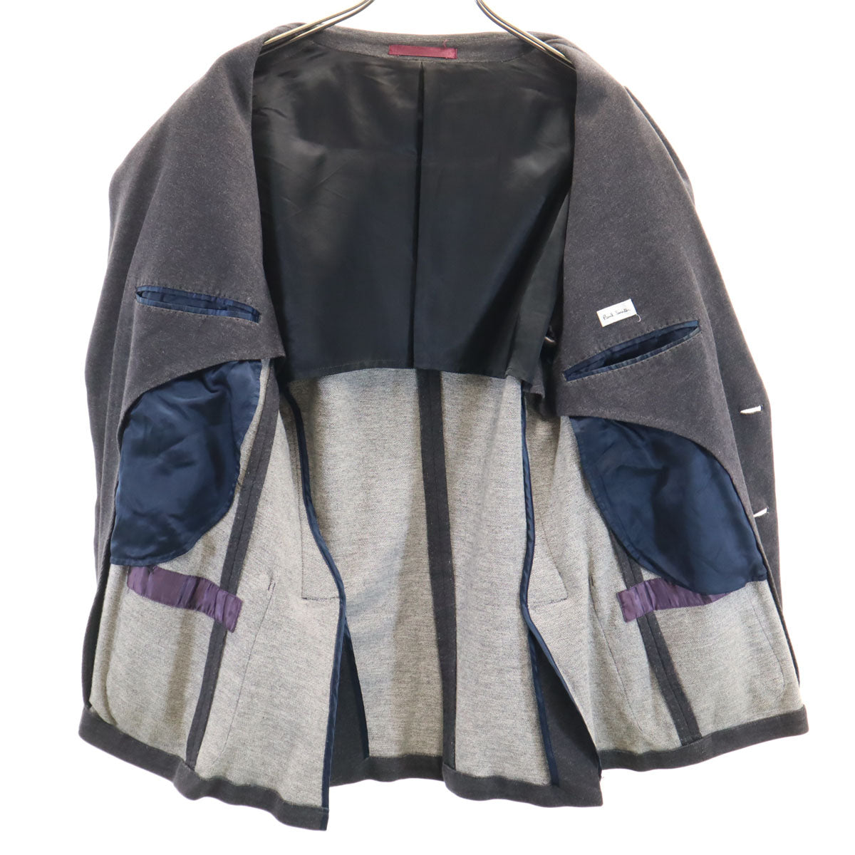 Paul Smith ポールスミス テーラードジャケット M チャコールグレー アンコン メンズ